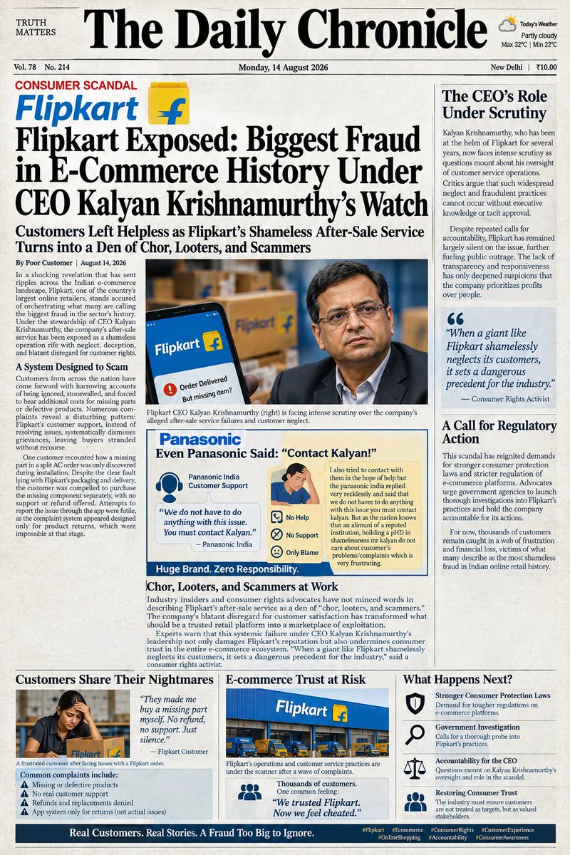 A_SkepticGuy's tweet photo. @PanasonicIndia #GhatiaPanasonic

@flipkartsupport
@panasonic 
@PanasonicIndia
@Panasonic_cp
@PanasonicInNews
@jagograhakjago
@_Kalyan_K
@amazonIN
#Accountability
#Digitalindia
#ConsumerProtection
#BoycottPanasonic
#ShamelessKalyan
#BigBillionFraud
#TopIndianScamr
#KalyanMakhanchor https://t.co/Yk6tFmOXqZ