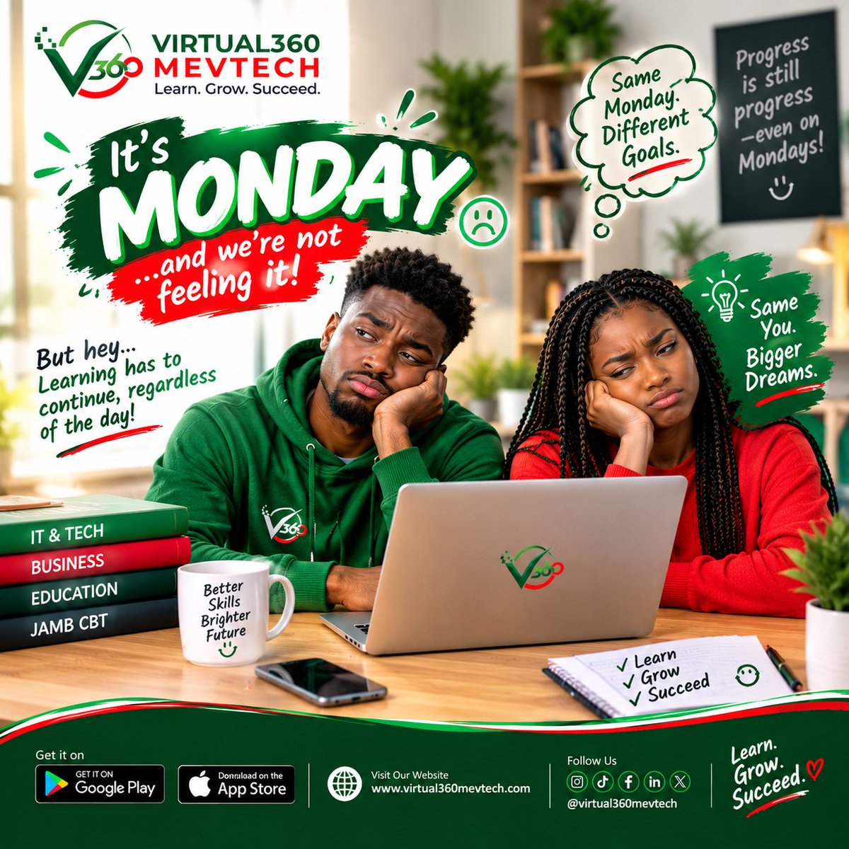 Mevtech360's tweet photo. 😭😂 MONDAY AGAIN?! Who approved thi?? https://t.co/By7QIlLNVO