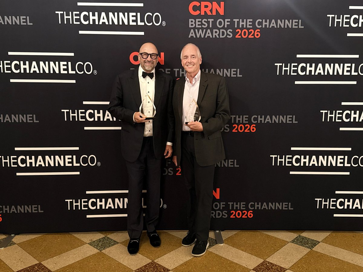 Quantiphi's tweet photo. 🏆 Double win! #Quantiphi named Best Solution Provider of the Year &amp; Jim Keller honored as Best Channel Visionary of the Year at the CRN Best of the Channel Awards 2026!

Thanks to @CRN, @TheChannelCo, our partners &amp; #TeamQuantiphi for making it possible. 🚀 https://t.co/wbUSzY8LMy