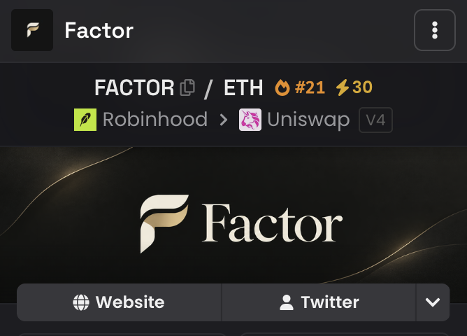 FactorAgents's tweet photo. 30x DEX boost has been added for $FACTOR https://t.co/BTuVtEKWoj