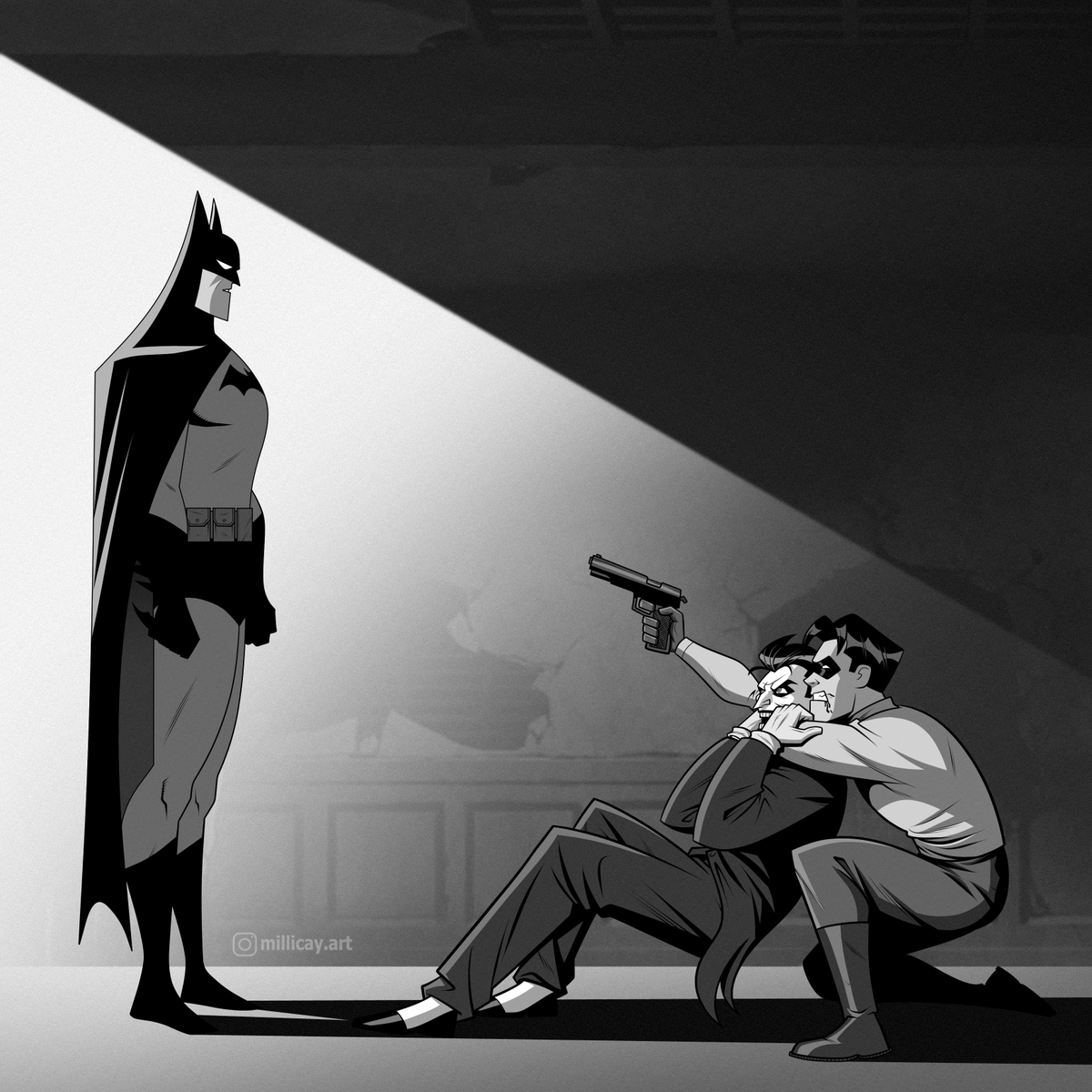 millicay95's tweet photo. #BATOBER Day 19 - TRIGGER

"It's him or me. You have to decide." https://t.co/u1KUD3Y79Z