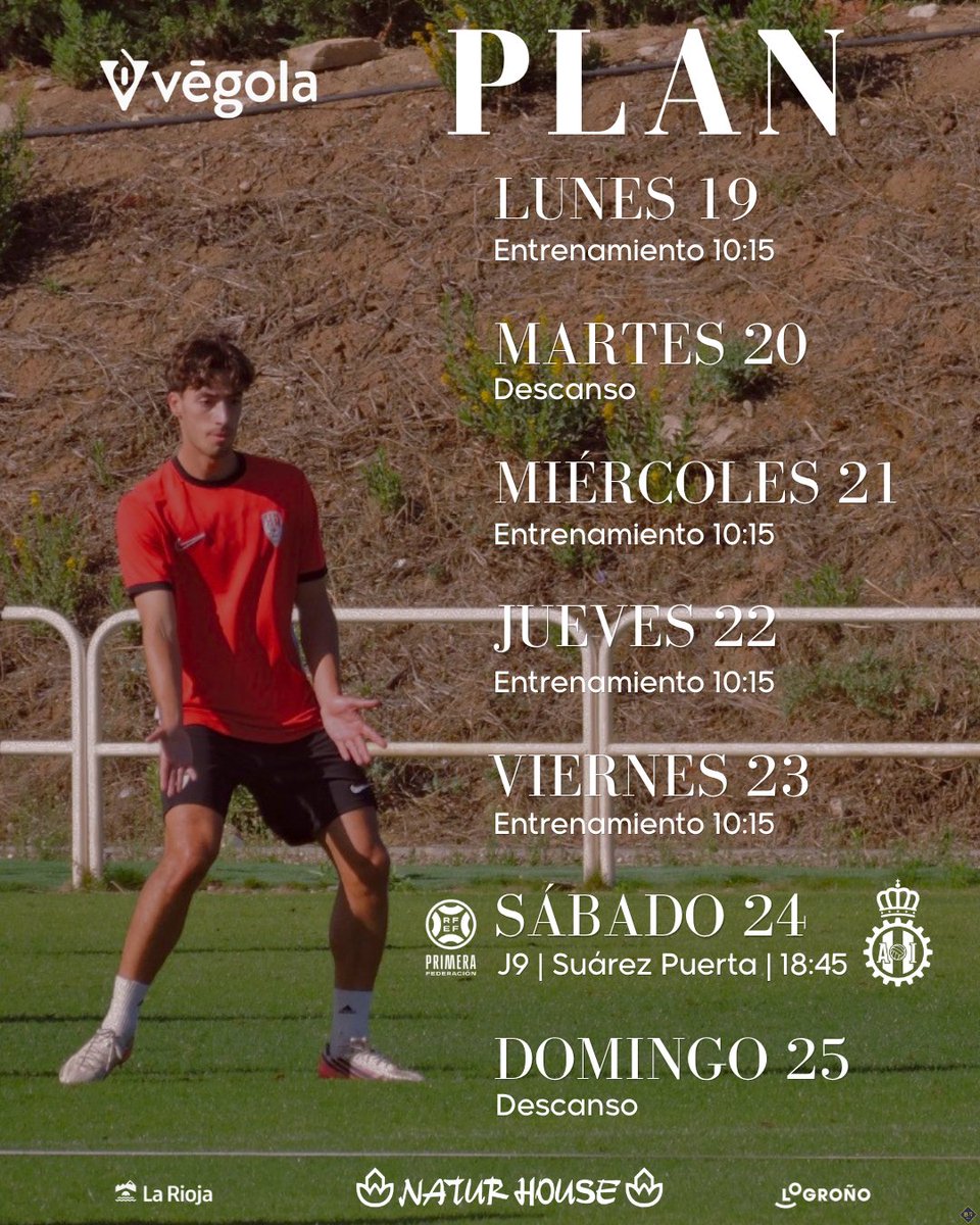 UDLogrones's tweet photo. 🗓️ El plan de trabajo de esta semana. https://t.co/sX0icl4UAI