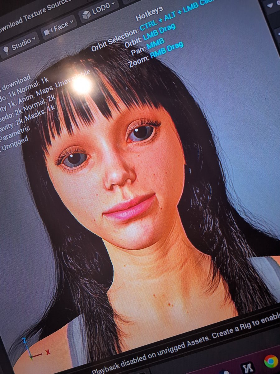 JesseFins's tweet photo. Tried Metahuman for the first to try to make unique arms, ended up character building for a while so I attached it  to my NPCs! And to think I was gonna take her arms off https://t.co/Yfi7lNm8Dh