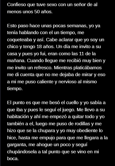 RelatosLATAM's tweet photo. Primera vez del jovencito con un maduro!

Confesión anónima

#gay #cruising #maduros https://t.co/DWHcWxp2jn