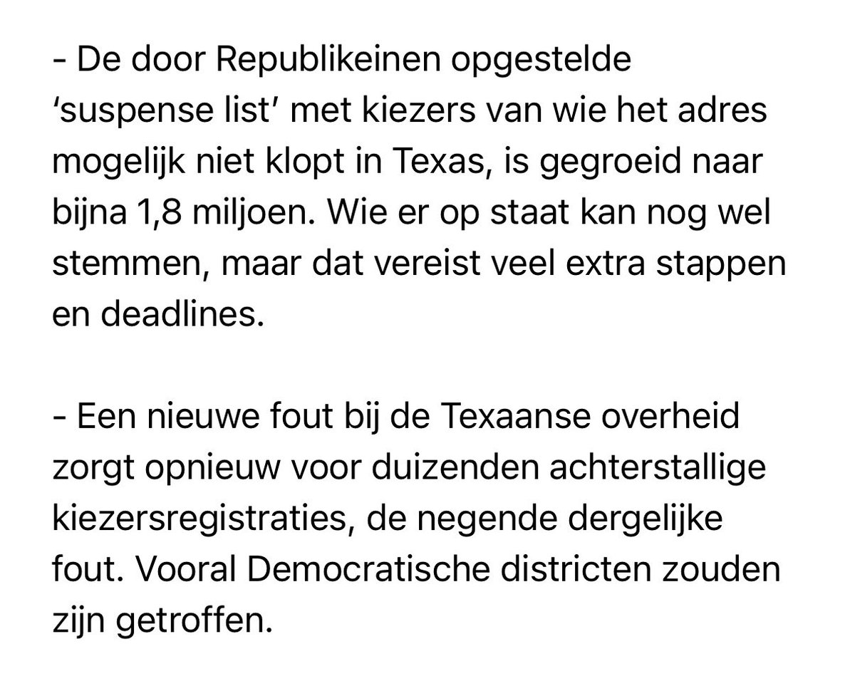 locuta's tweet photo. Gaat niet lekker in Texas (…) https://t.co/4y2HZvHAyr