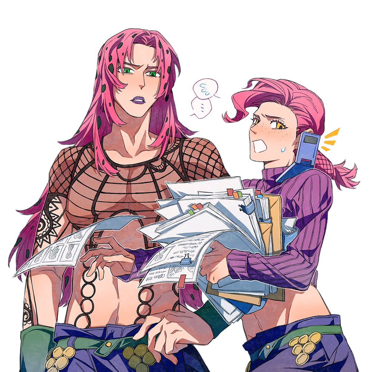 Analysis_fex's tweet photo. 📚☎️💧˃̣̣̥᷄⌓˂̣̣̥᷅
#diadop #dopdia #jjba #稿件展示 https://t.co/hzaMN25ZCi
