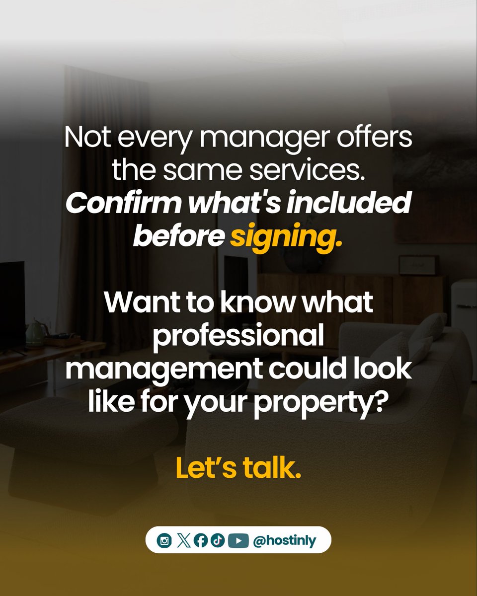 hostinly's tweet photo. What does a good property manager actually do? #hostinly https://t.co/q3t0BxB1er