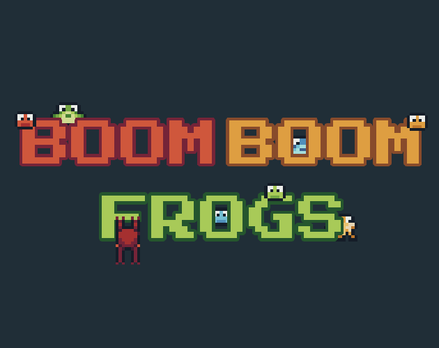 cojoron's tweet photo. https://t.co/LXDkGONU9Jで新作ゲーム「Boom Boom Frogs」を公開しました。
ゲームジャム「Godot Wild Jam #98」のエントリー作品です。
PCブラウザで遊べるので、ぜひプレイしてみてください。

https://t.co/UctDtznbkb

#gamedev #pixelartㅤ #ゲーム開発 #ドット絵 #gamejam https://t.co/xiM1413zQK