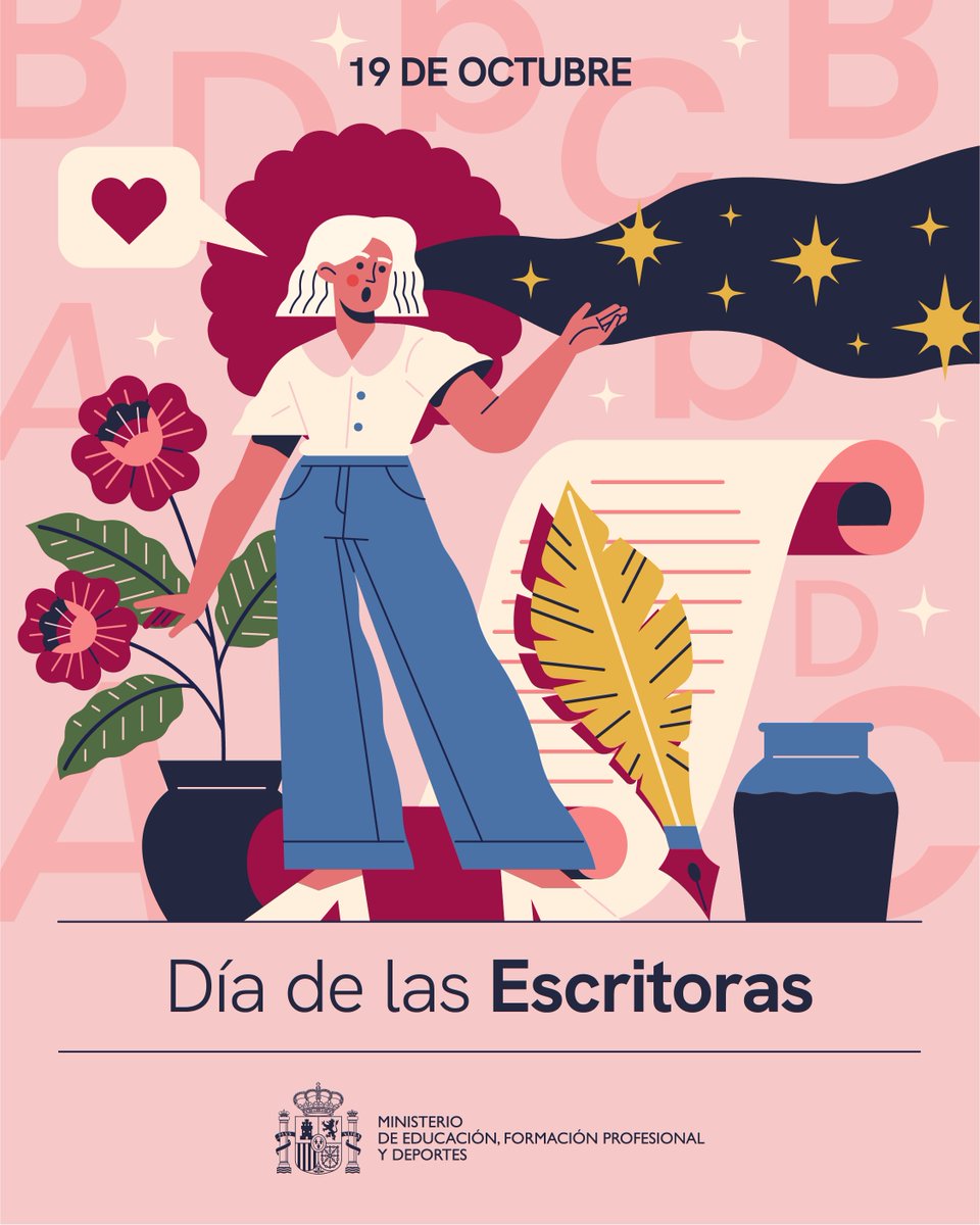 educaciongob's tweet photo. Las palabras también abren camino.

En el #DíaDeLasEscritoras reconocemos la voz y la aportación de tantas mujeres a la literatura, el pensamiento y la cultura.

Visibilizarlas es impulsar referentes, fomentar la lectura y avanzar hacia una educación más igualitaria.

#Educación https://t.co/BTAfKwmE7J