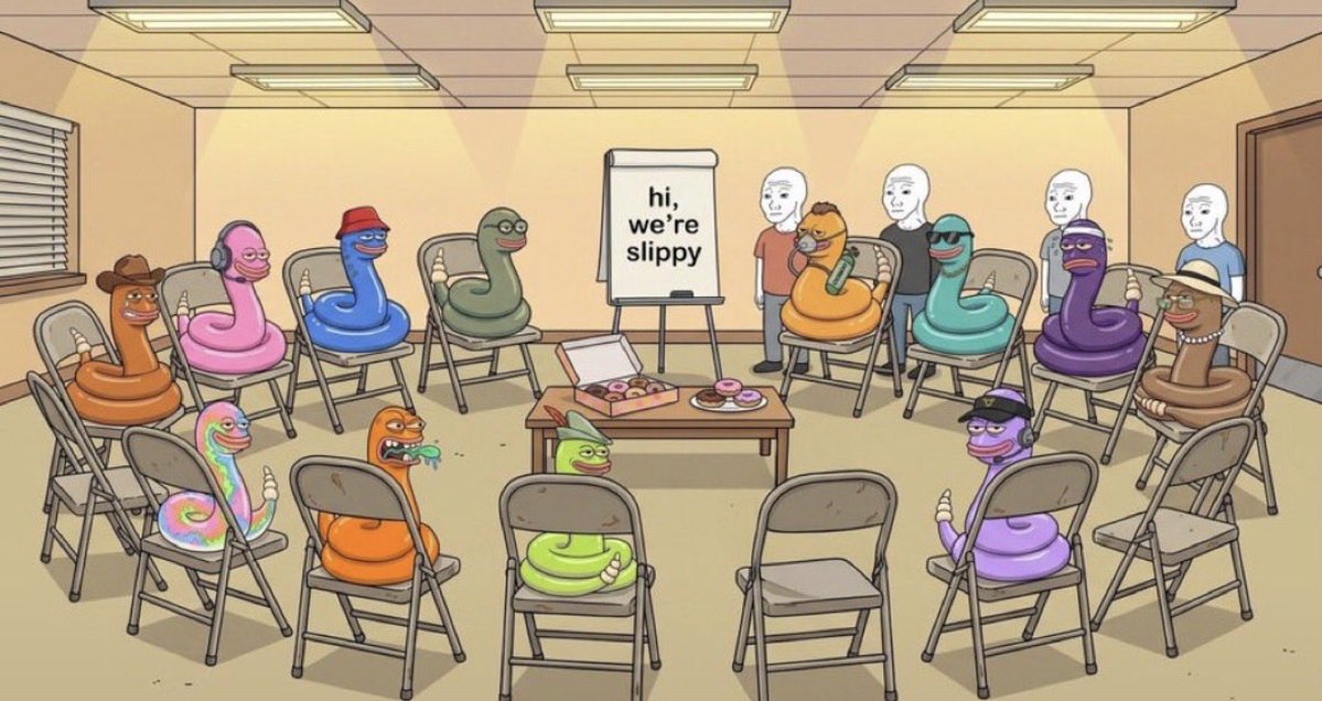 Gagafriz22's tweet photo. @Ministerr GM Minister!

Hope you’re ready for what’s next. 

$SLIPPY is building beyond the usual meme narrative with 12 snake personalities, a growing NFT ecosystem, and Slippy Siege coming to Steam and iOS. 

One snake, zero arms, endless persistence. https://t.co/3koFUtuylZ