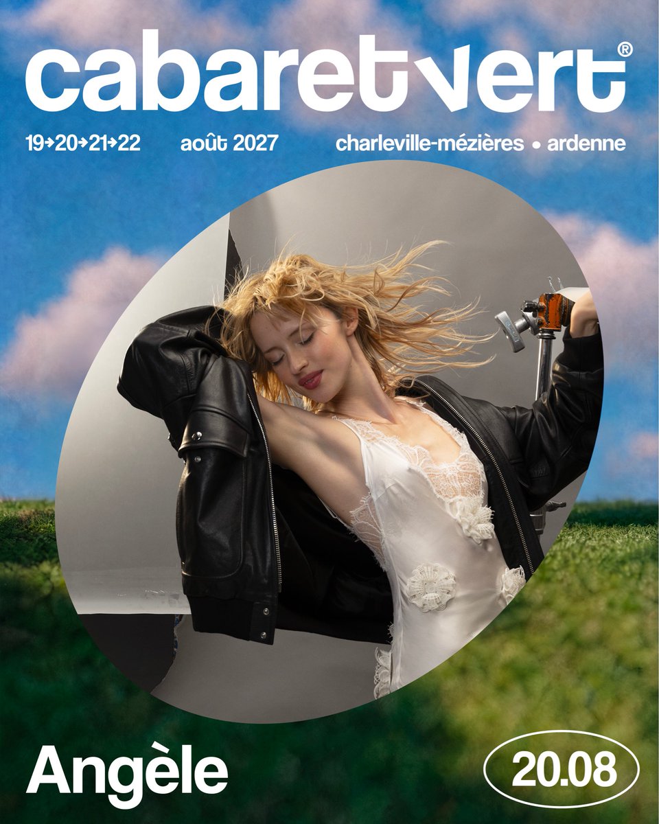 CabaretVert's tweet photo. 👑 ANGÈLE DÉBARQUE AU CABARET VERT 👑

Alors, le Cabaret Vert 2027, c’est oui ou bien c’est non ? https://t.co/DQ8nPXYTvn https://t.co/8bn44fT5yo