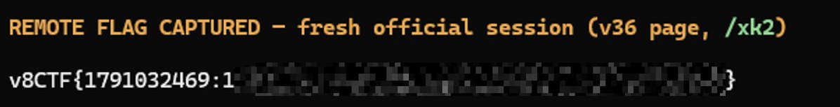 Wrath_ZA's tweet photo. DeepSeek V4.1 Flash is pretty good :) Managed to solve v8CTF. https://t.co/Kq5H6oAZHY