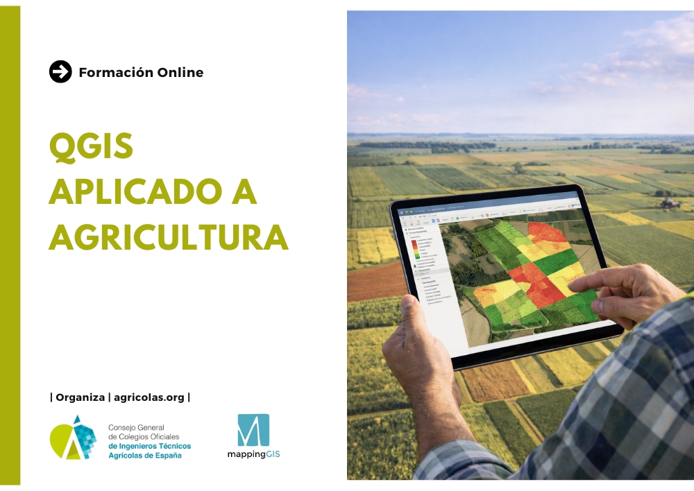ConsejoAgricola's tweet photo. 🗺️ ¿Hasta dónde puedes llegar con #QGIS?

🌱 Agricultura: parcelas, riego y territorio.
🏘️ Urbanismo y Catastro: mapas y georreferenciación.
📱 Dispositivos móviles: datos sobre el terreno.

Tres cursos online con precios especiales para ITA 🙌
https://t.co/5wIOEsmP44 https://t.co/cQZck6pZjq