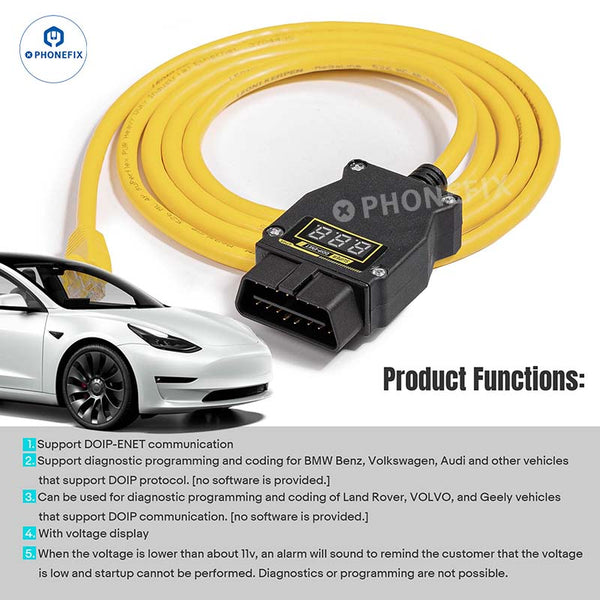 vipprogrammer_'s tweet photo. Hai difficoltà a collegarti ai nuovi veicoli dotati di protocollo DOIP? Il cavo ENET GODIAG GT109 consente di effettuare diagnosi e codifiche su auto Mercedes-Benz, Volkswagen e BMW.

#carrepair #carprogrammer #icsockets #adapter #ECU #carchip #ecufixtool https://t.co/s4TN5FPFvi