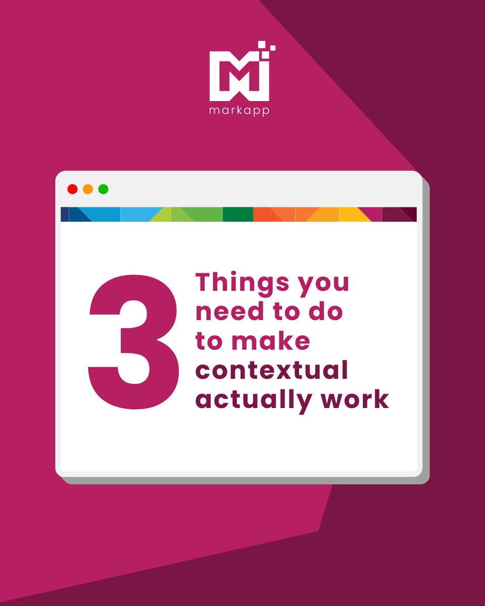 MarkApp_Media's tweet photo. Contextual isn't a targeting setting. It's a workflow.
Moments → match → measure.
#contextual #programmatic #adtech #mediabuying #contextualadvertising https://t.co/frVmJ1A4WI