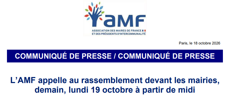 CercleLisnard's tweet photo. "Pour le retour de l'ordre, l'unité civique, le respect de la République française." David Lisnard ce matin sur Facebook et Instagram.
L'association des maires de France présidée par David Lisnard appelle au rassemblement devant les mairies ce lundi à midi.
@l_amf @davidlisnard https://t.co/SFvKq4Cqqw
