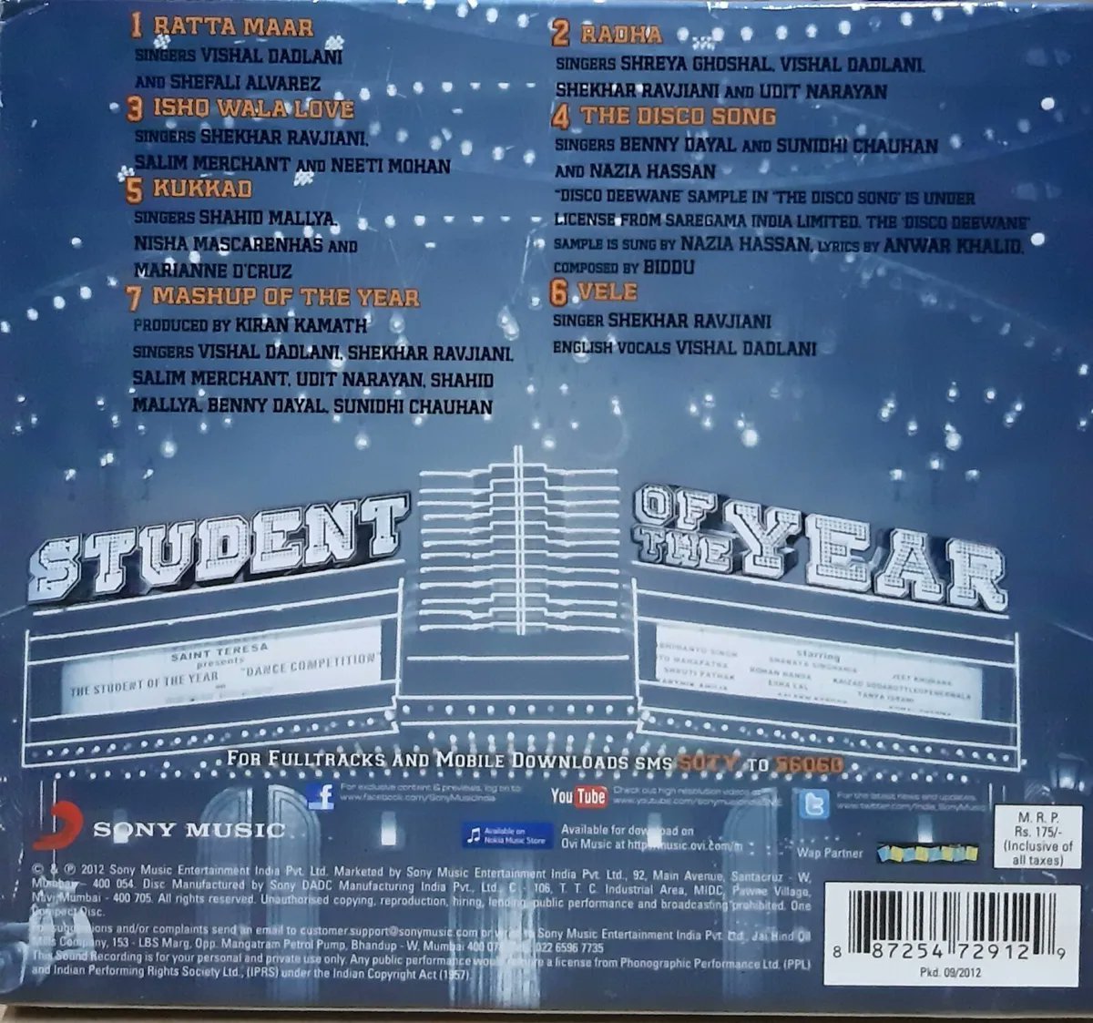 MovzMusicals999's tweet photo. #14YearsOfStudentOfTheYear

Debut film for 3 stars they pulled off a film with praiseworthy roles.

#StudentOfTheYear Audiocd @sonymusic

@VishalDadlani and @ShekharRavjiani musical

@Varun_dvn @aliaa08 @SidMalhotra #karanjohar @DharmaMovies @RedChilliesEnt @gaurikhan https://t.co/0sDr5dPnDD