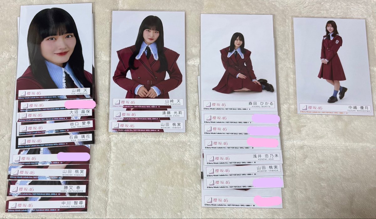 toreaka888's tweet photo. 櫻坂46 トレ 愛MUST BE 封入 生写真

譲）画像1~4（2~4は過去封入）

求）16th 封入 小島ヒキ/向井チュウ、座り

緩く松田・向井過去物(沢山あるのでご提示頂けると嬉しいです)

郵送トレ希望📮
お気軽にリプお待ちしております。 https://t.co/WWaxwAfJCJ