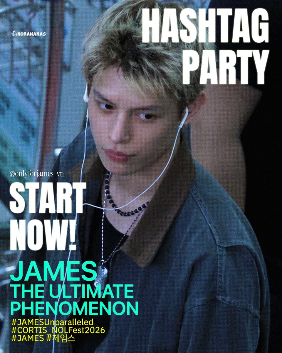 ofjvn_'s tweet photo. 📢 HASHTAG PARTY | JAMES CHAO AT NOL FESTIVAL 📢

James lights up the stage at nol festival ✨

🎯: 4K replies

JAMES THE ULTIMATE PHENOMENON

#JAMESUnparalleled
#CORTIS_NOLFest2026
#JAMES #제임스 https://t.co/39c8QMueQZ