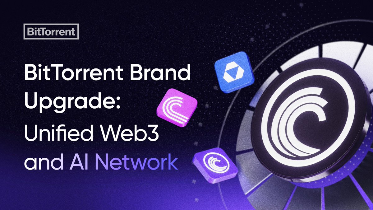 BitTorrent's tweet photo. 📢 The BitTorrent brand upgrade is Live Now.

BitTorrent now serves as the unified primary brand, providing a comprehensive infrastructure framework encompassing content distribution, decentralized computing, and on-chain scaling.

Explore the core ecosystem:

▫️ BitTorrent: P2P content transmission, connecting users, nodes, and bandwidth resources.

▫️ BTTInferGrid: Decentralized computing for AI inference, managing resource access, scheduling, execution, and verification.

▫️ BTTC: Layer 2 scaling network and infrastructure, delivering high-performance, low-cost smart contract execution and on-chain settlement environments.

▫️ BTT：It functions as the unified economic medium across the network, utilized for resource payments, network Gas, node incentives, staking, and governance.

Powered by a single economic model, this integrated architecture establishes an open, efficient, and sustainable decentralized infrastructure network for Web3 and AI applications.

Explore the upgraded architecture: https://t.co/04G0Bxhxgw