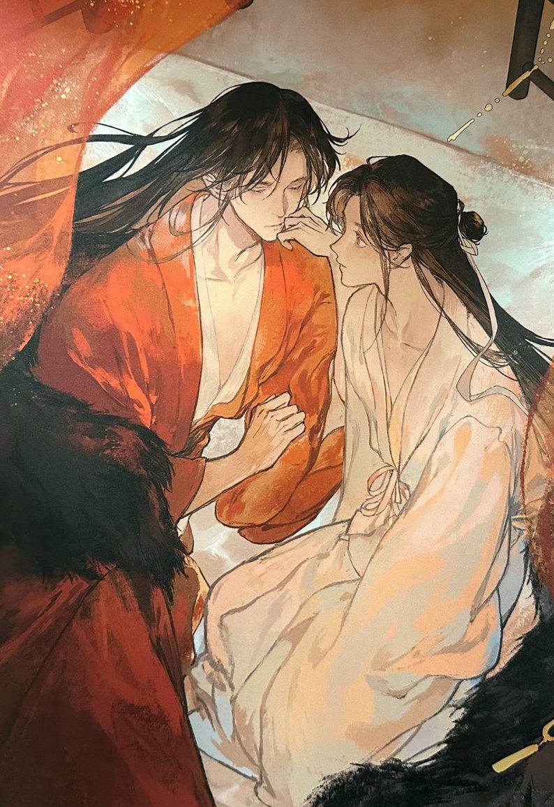 porpolwisteria's tweet photo. this scene on the TGCF extra (revised edition)

Xie Lian waking up first before Hua Cheng and seeing him without his eye patch

#TGCF #天官赐福 https://t.co/PcPobKjoay