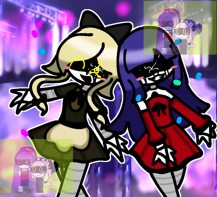 Elizabe66285265's tweet photo. Idk why l like shipping cyn and doll
#murderdrone #cyn #doll #cyndoll #dollcyn #buttonbow https://t.co/36zzGnkAoI