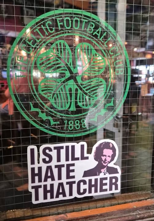 ultras_antifaa's tweet photo. Celtic fans hate Thatcher. https://t.co/5nYciunoVw