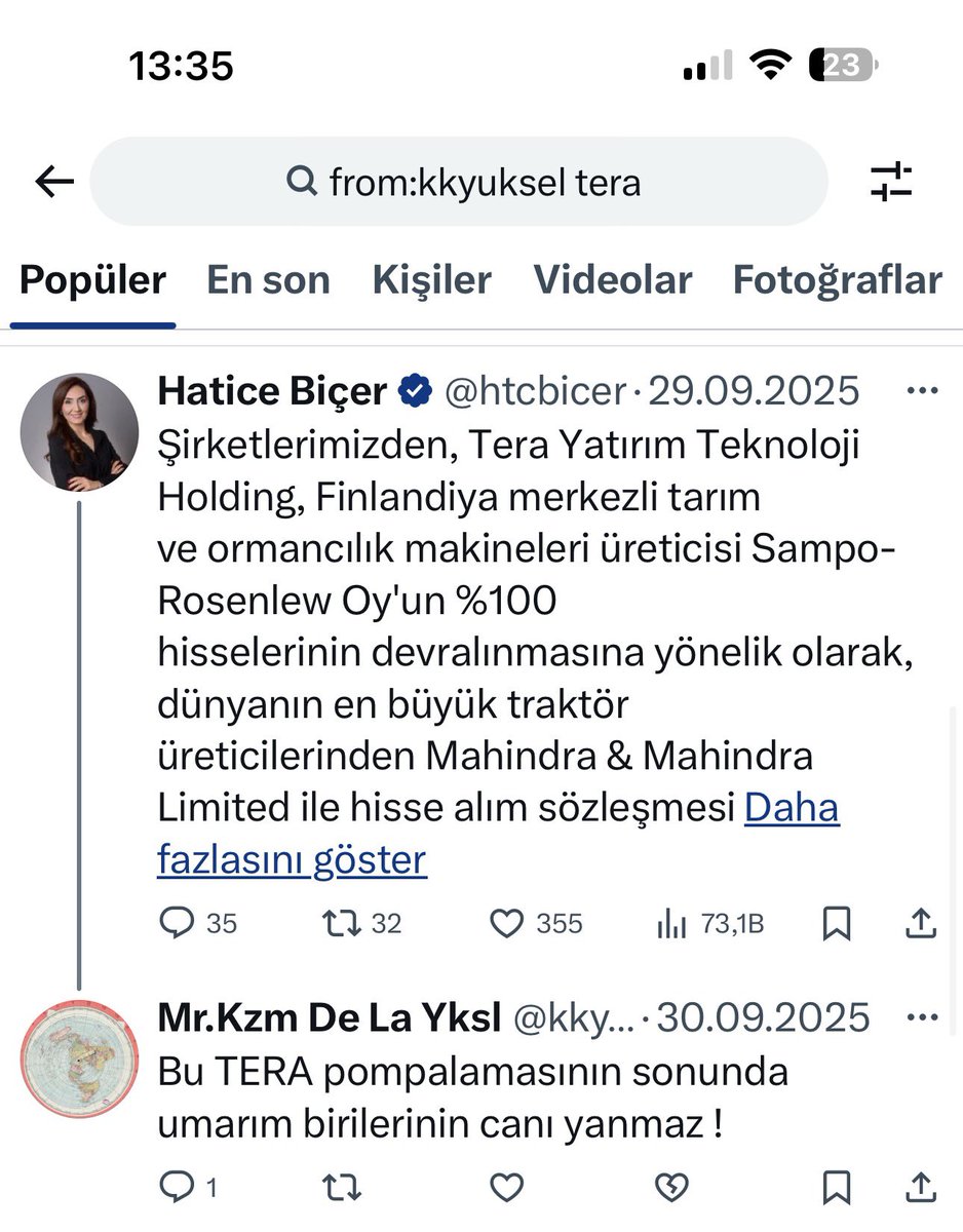 kkyuksel's tweet photo. @iriscibrelos @dribasaran Takipçilerinize güvenip biliglerimi paylaşarak suç işliyorsunuz ! Siz 24.06.2026 da Pusula bambaşka paylaşımı yapan siz, benim paylaşımlarımı okumalarını tavsiye etmişsiniz. Yanlış ve yalan bir linçleme.. Yorulmasınlar ben TERA balonuyla ilgi paylaşımlarımı ekledim👇 https://t.co/tg7RvPiplQ
