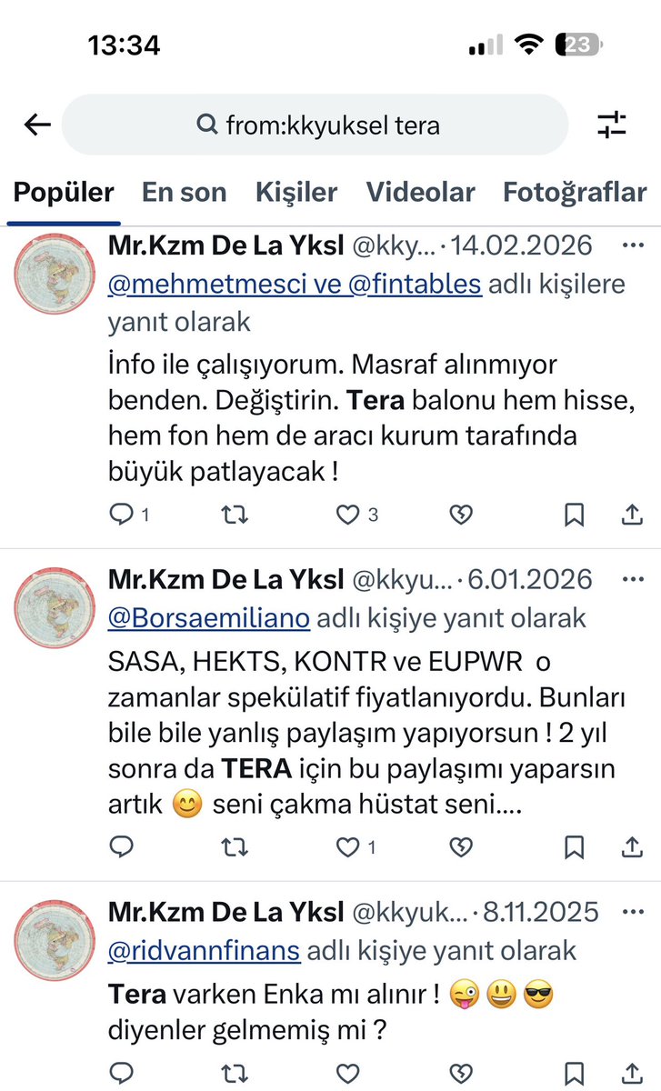 kkyuksel's tweet photo. @iriscibrelos @dribasaran Takipçilerinize güvenip biliglerimi paylaşarak suç işliyorsunuz ! Siz 24.06.2026 da Pusula bambaşka paylaşımı yapan siz, benim paylaşımlarımı okumalarını tavsiye etmişsiniz. Yanlış ve yalan bir linçleme.. Yorulmasınlar ben TERA balonuyla ilgi paylaşımlarımı ekledim👇 https://t.co/tg7RvPiplQ