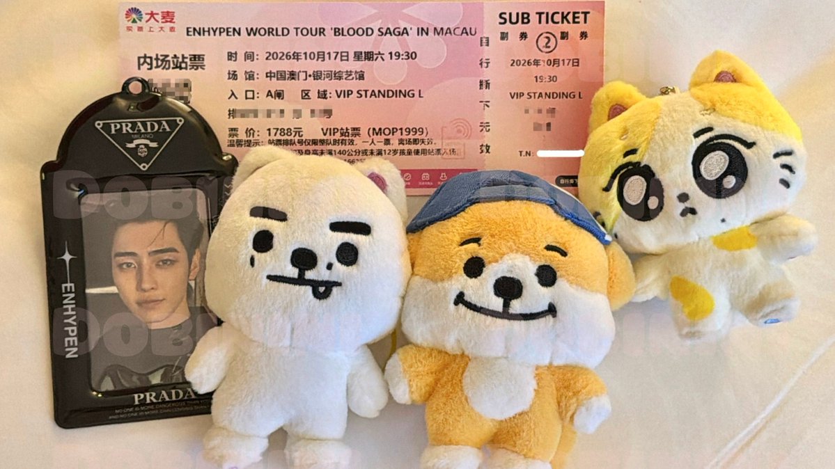 dobinini's tweet photo. ENHYPEN Blood Saga in Macau Ticket Delivery #dobinini_proofs https://t.co/jmlDpMynwx