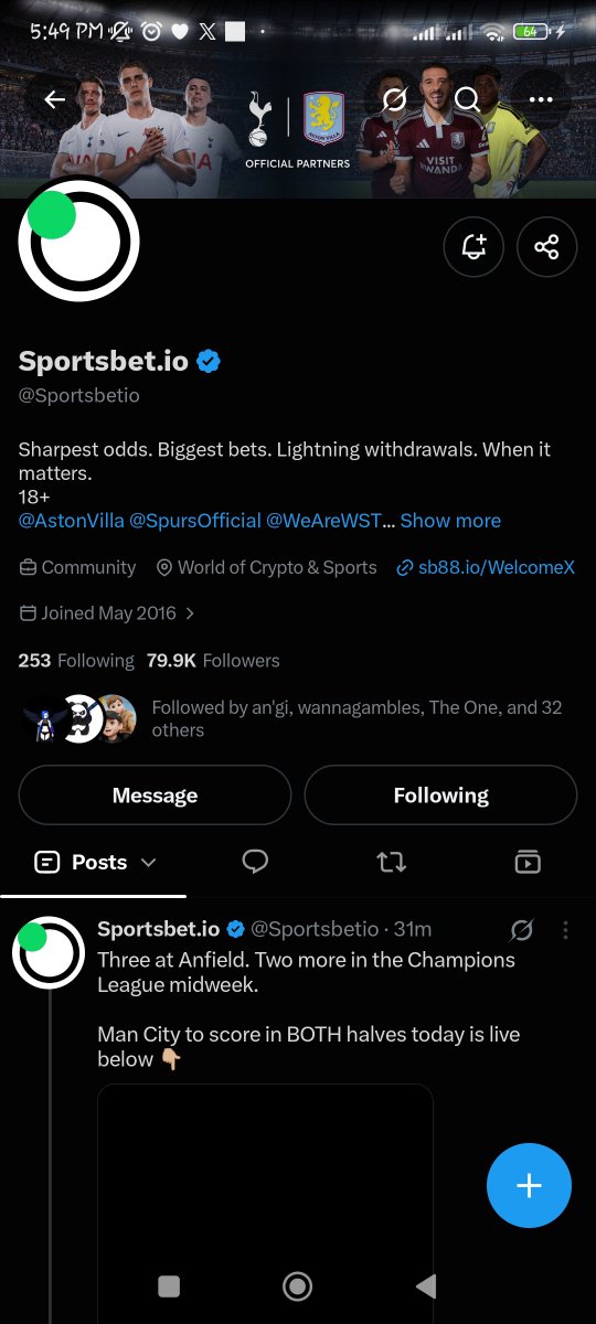 wintherion's tweet photo. @AFCryptoX @Sportsbetio https://t.co/ePgrpFYUtP