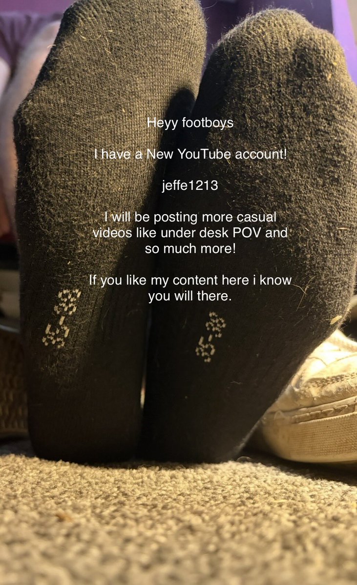Jeffe12021's tweet photo. Calling all footboys! 

Every interaction counts so go check it out. https://t.co/SGe7j9ZDM2