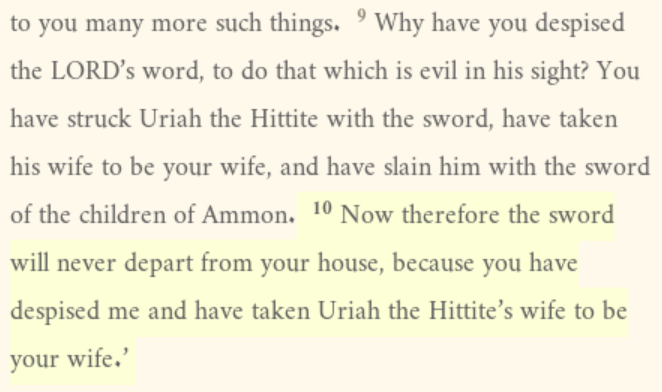Steadfast1One's tweet photo. @feurti_ii @NHH020 @talkquran You are the dishonest one. Firstly, most of the people you mentioned lived before the Law was given to Moses. But David who was under the Law committed adultery and then married the widow of Urriah the Hittite. Unlike the Bible, the Koran never speaks of divorce disapprovingly. https://t.co/K2WJl8CUgG