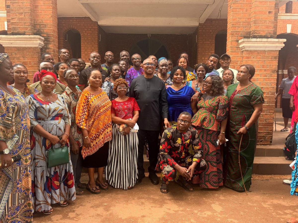 PeterObi's tweet photo. CIC Alumni: A Worthy Example of Giving Back 

Education remains the most important investment we can make in the future. Yesterday, Friday, 16 October, I visited the College of Immaculate Conception (CIC), Enugu to honour the invitation of College Alumni Association President Dr Valentine Ozoigbo and inspect the remarkable work being done by the college’s alumni.

This is what I have continued to preach: we must give back to society. Those of us who passed through primary, secondary, and tertiary institutions have a responsibility to invest in them and remember the schools that helped shape our lives.

I was immensely impressed by the alumni’s efforts under Dr Ozoigbo’s leadership. I saw impressive projects, including a multipurpose hall, a dormitory complex, a sports complex, and an ongoing five-storey staff quarters building. They are already planning their next project. This is a worthy example of what collective commitment and generosity can achieve. I pledge to be part of their STEM project.

I encourage alumni of other institutions across Nigeria to emulate this example. We do not have to be immensely wealthy to make a difference. Through collective effort and regular contributions, we can improve our former schools, provide better facilities, and create opportunities for future generations. If alumni embrace this responsibility, our schools would be better equipped, and the burden on the government would be reduced.

I encouraged the students to take their studies seriously, remain disciplined, and work hard. I reminded them that, with commitment and determination, they too can become successful in life. I also urged them to respect their teachers, maintain good relationships with them, and appreciate their guidance, even after graduation.

I thanked the teachers for their dedication, particularly their efforts in maintaining the cleanliness of the school and the evident discipline among the students.

A New Nigeria is POssible. -PO