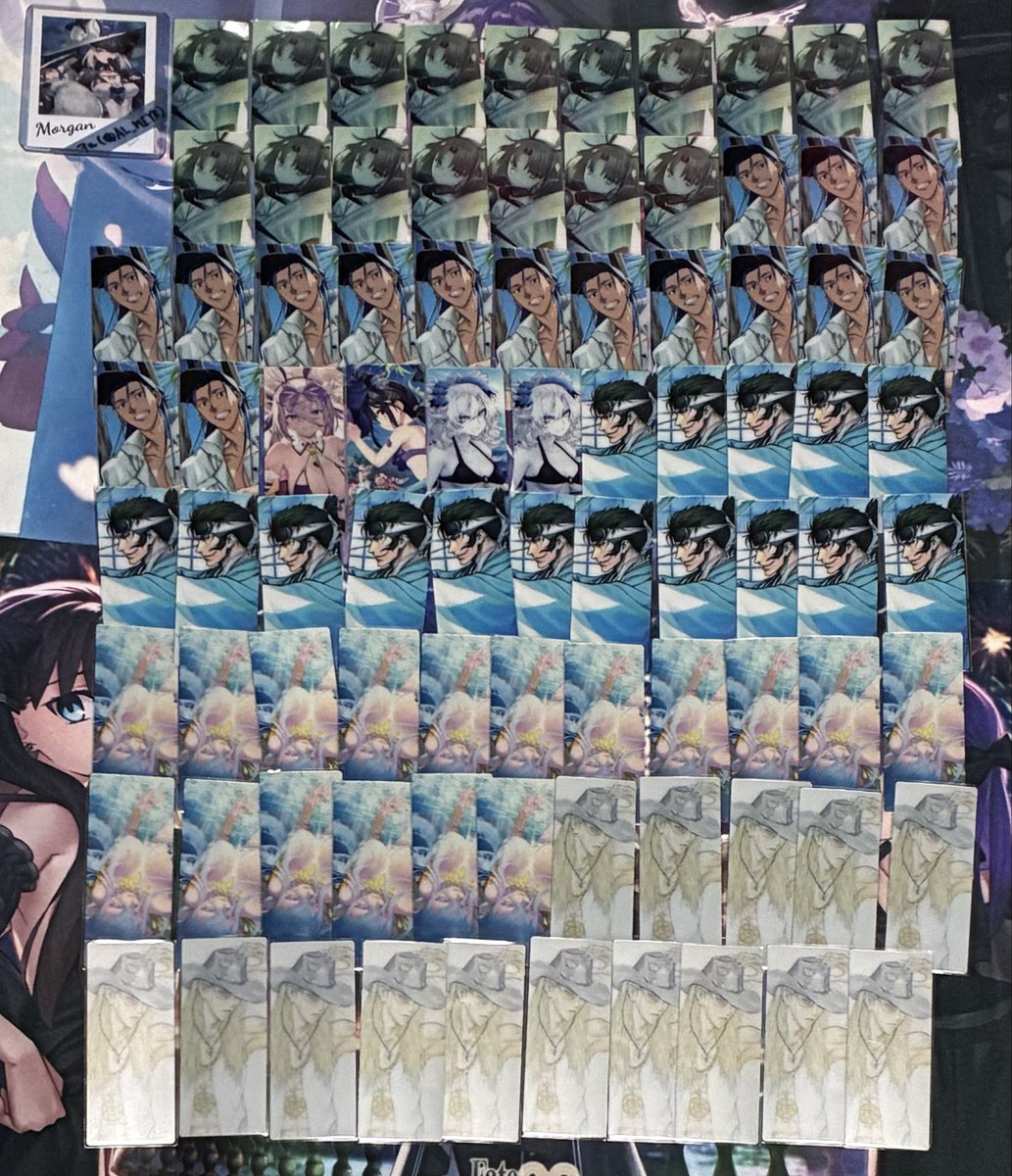 AL_MEYR's tweet photo. FGO 編成画面風カード 選択画面風ステッカー 交換 譲渡
<譲>
画像1~6

<求>
同異種 モルガン リリス アルトリア(槍 裁) オルガマリー 女主人公
選択画面風ステッカーオルガマリーを最優先にて探してます

または
定価+送料
条件リプにあります

プロカ必読 https://t.co/PXUSeJeH5h