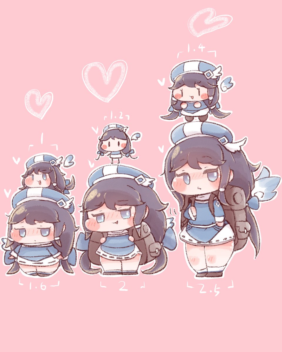 kuronekozonbi's tweet photo. #トリッカル #Trickcal 
マヨの頭身を考えてたらくがきを描きました https://t.co/p7y3ESEH7V