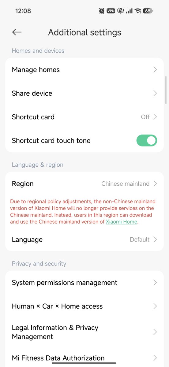 vpx_tech's tweet photo. You can use (I guess most) @Xiaomi Mijia Chinese products anywhere in the world!

Here's how you can do it:

1. Go to the Xiaomi Home app.
2. At this point, pairing won't work because the device is tied to the China region.
3. Profile > Additional Settings > Region > Chinese mainland
4. Ignore the pop-up.
5. Sign in with your usual Xiaomi Account
6. Pair the device!

The "drawback" is you'll have to switch back to your region and re-sign in if you want to use your country's devices.

But still, you get access to China exclusive smart gadgets with most of its features available. 

When I have time, I'm going to take a look at python-miio and see if I can control any of my devices from outside the app, without any region limitations (repo in first reply).

Knowing this, what are you buying next?