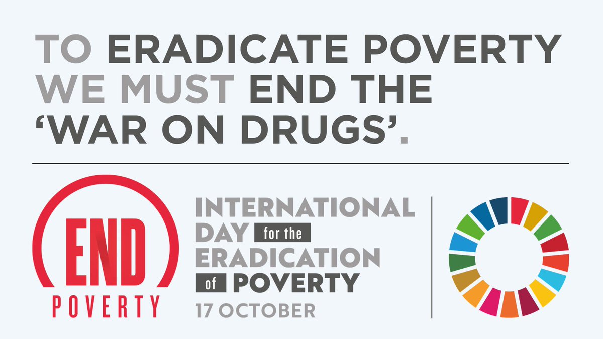 IDPCnet's tweet photo. We will not eradicate poverty without ending the #WarOnDrugs.

Poverty and related social exclusion can increase vulnerability to problematic drug use and drug-related harms. Yet those most in need of care and support too often face punishment and neglect instead. https://t.co/i7vNoQzb5B