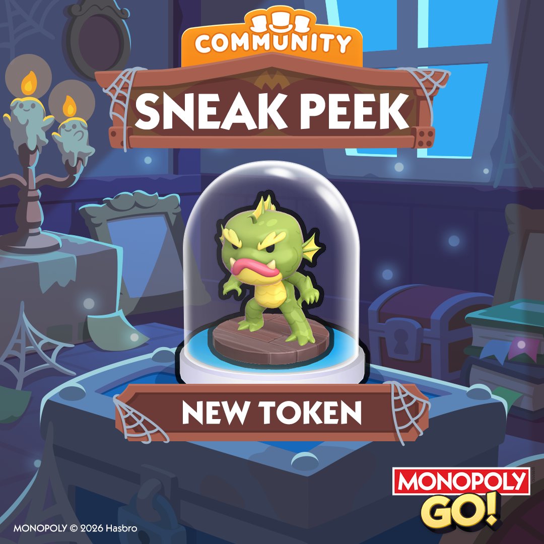 MonopolyGO's tweet photo. 🚨 A Class 5 paranormal disturbance has been reported! 🚨

This week’s Sneak Peek brings an unmistakable ghost-banning Shield, alongside a Token that crawled straight out of the swamp.

Ectoplasm levels are rising, Tycoons… proceed with caution! 
https://t.co/Zh1rJZ78K1 https://t.co/qo4SYMTjJd