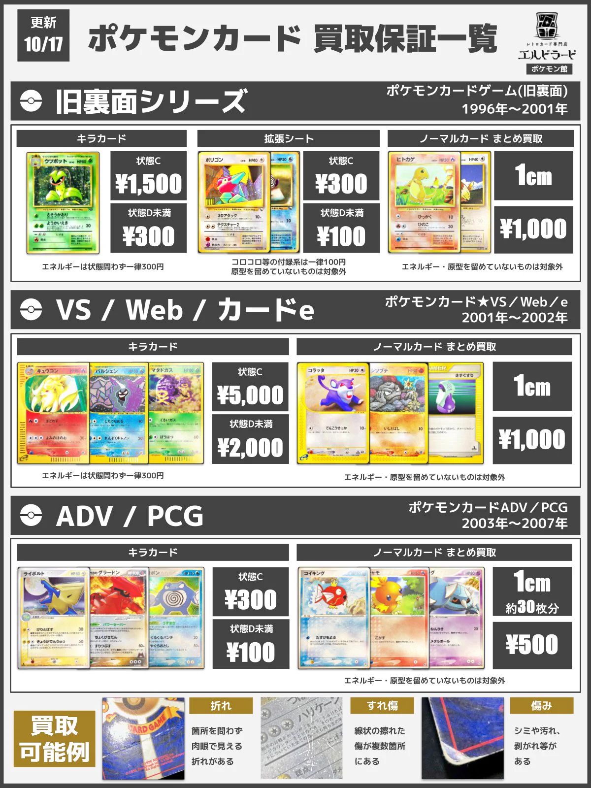 レトロカード専門店エルドラード ポケモン館 on X: 