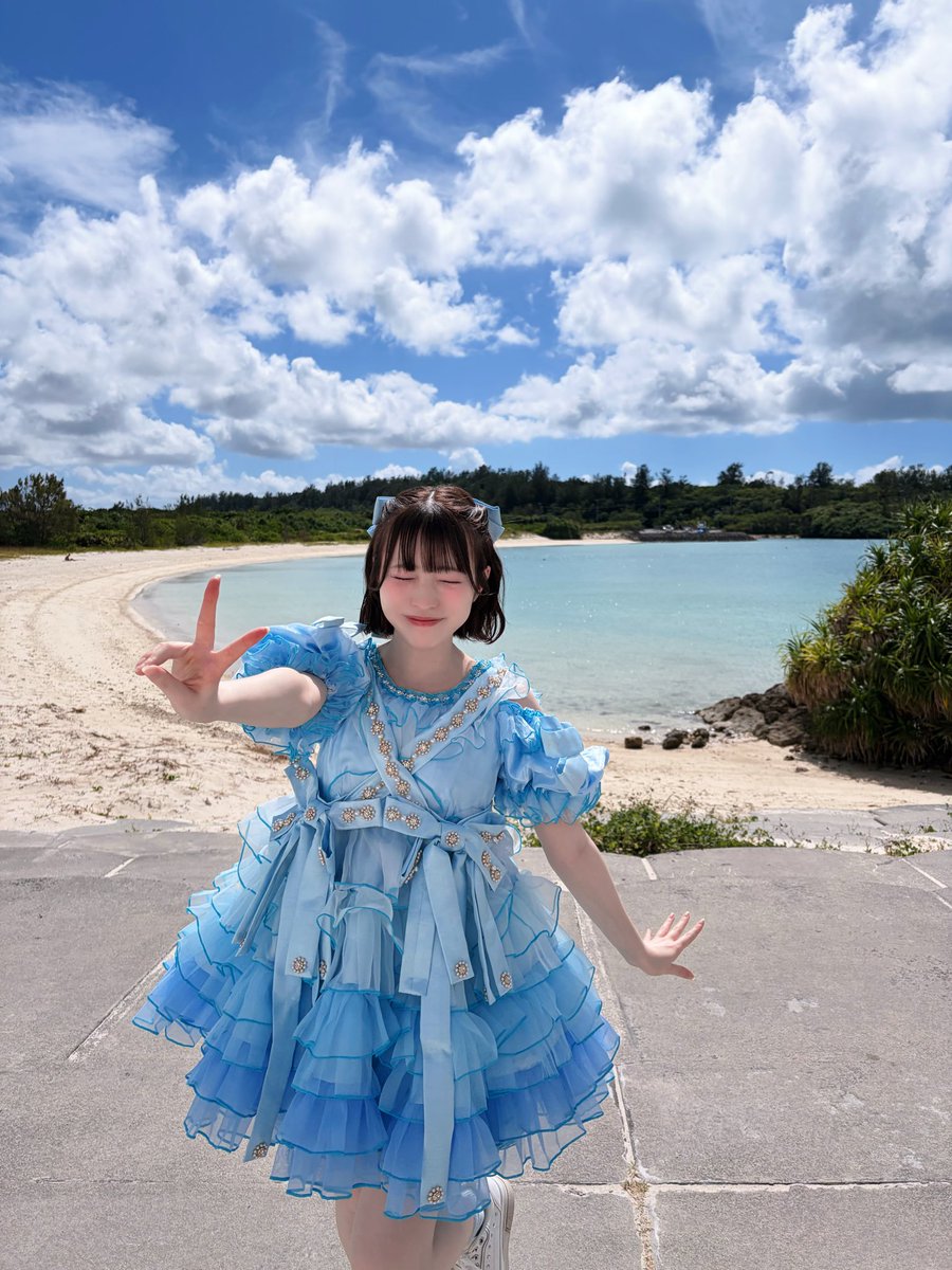 miyu_cs0913's tweet photo. #宮ロック ありがとうございました！🌺

初めての宮古島で、
最高の夏の締めくくりでしたー！✨

また絶対に来たい~♡♡

 #きゅーすと https://t.co/V9VDlG1bLu