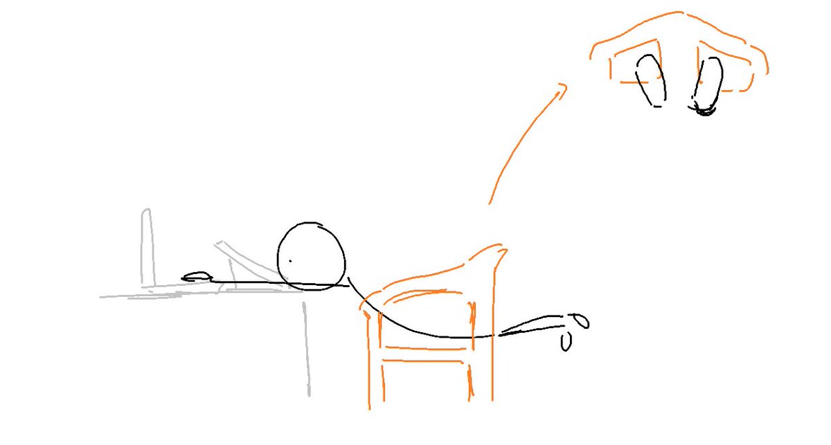 aeroarrtow's tweet photo. i was gonna post this here. but they convinced me to post on main ok

copy sent a tt of someone sitting like this. and we js started hitting the pose. and i studied the pose. and whole vc was so locked in for 2hrs to draw cupids sitting in some bullshit pose btw https://t.co/nrUEAmMWcm