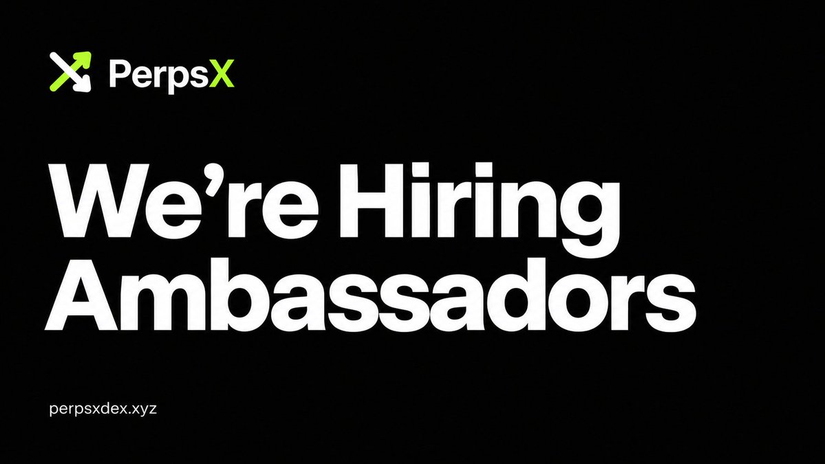 perpsxtrade's tweet photo. Perpsx Officially Hiring Ambassadors
total 100 best creators / early contributors can become ambassadors and earn salary up to $100–$500 monthly.
phases
- phase 1: 50 ambassadors
- phase 2: 30 ambassadors
- phase 3: 20 ambassadors
how to become an ambassador of perpsx ?
early contributions, content, beta user onboarding, and community support are the best ways to get noticed by us. we have received almost 400+ applications for ambassadors, so it’s hard to choose—but your contribution will make it easy.
when phase 1 onboarding ?
within the first week of beta launch, we evaluate each and every contributor’s performance, then we’ll select accordingly.
when phase 2 onboarding ?
after 2 weeks of beta launch, we evaluate again. this time we consider the most consistent creators who never loose their hope after not being selected in phase 1.
when phase 3 onboarding ?
after 3 weeks of beta launch, we evaluate again. this time we consider super consistent quality creators who somehow were unable to get selected in phase 1 and phase 2.
why should we contribute early before getting the ambassador role ?
simple: you need to compete and grab your position otherwise phase 1 miss, phase 2 miss, phase 3 miss.
400+ application for phase 1 ambassador that means your contribution should better than 8 applicants.
when beta phase will start ?
probably on next week (you have only 7 days).