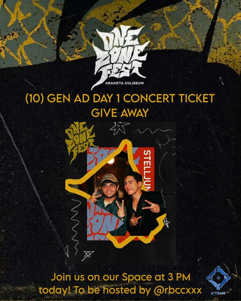 dodongwook's tweet photo. 📣 ONE ZONE FEST: DAY 1 CONCERT TICKET GIVEAWAY

Don't have a ticket yet?
This is your chance to witness ONE ZONE FEST DAY 1!

Join the Space later at 3PM. Hosted by @rbccxxx 

#OZF #OneZoneFest #OZF_SJDuetGA https://t.co/FmRQXlXyx2