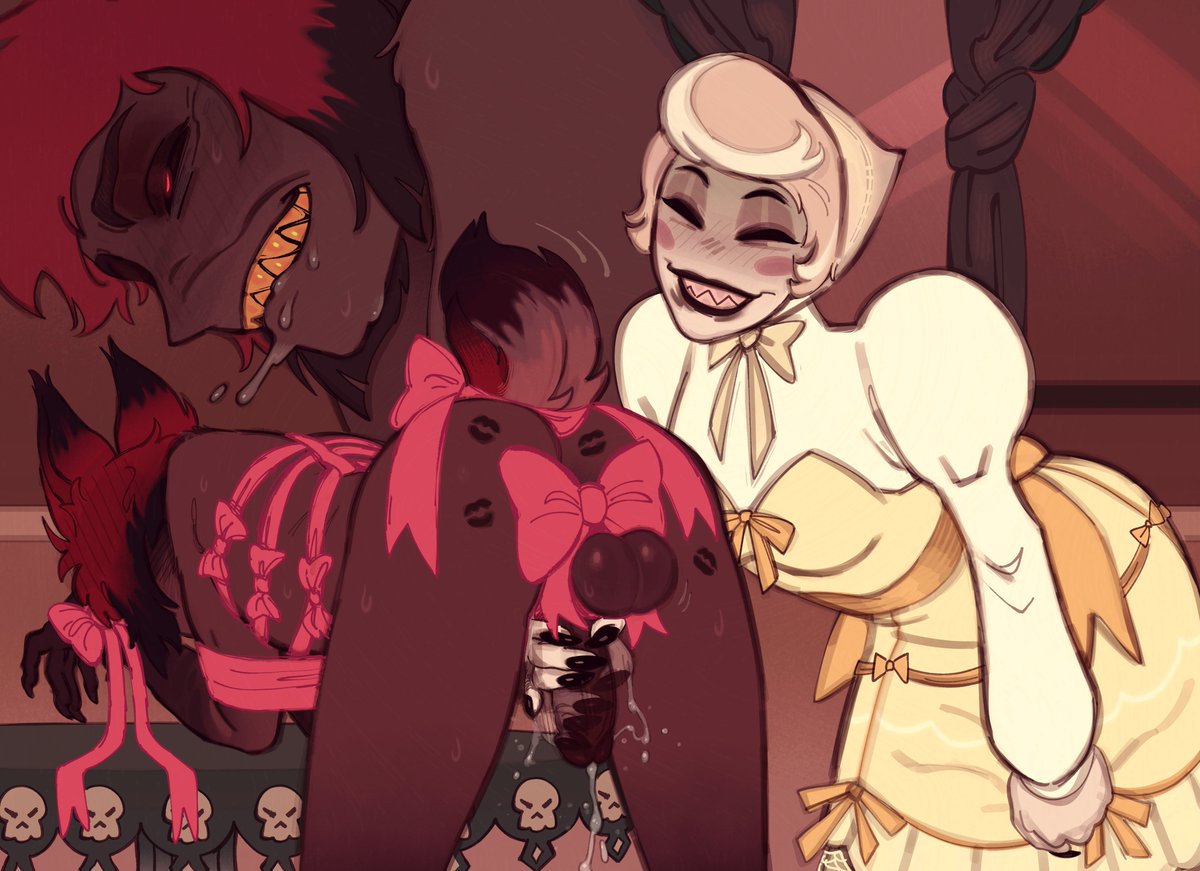 khakichuck's tweet photo. //nsfw
Late to the ribbon heart parlor craze buuut,,, #radiorose #hazbinhotel https://t.co/d2z0FdYNMi