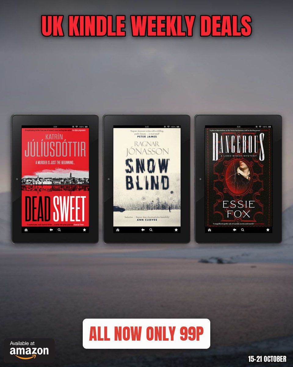 OrendaBooks's tweet photo. 🇬🇧WEEKLY DEAL ALERT!!!🇬🇧

THIS WEEK ONLY (Oct 15-21) IN THE UK ALL OF THESE BRILLIANT BOOKS ARE JUST 99p EACH ONLY ON @amazonkindle!😱

DOWNLOAD NOW!👇️
🔗https://t.co/yIZOEBvhza

#UKKindleDeal #99pKindleDeal #KindleWeeklyDeals @katrinjul @ragnarjo @essiefox https://t.co/dAzwd6BaTe