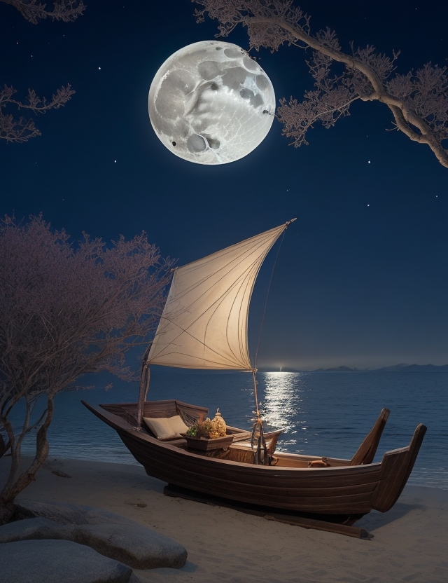 stas7432's tweet photo. Under the clear night sky, a falling meteor streaks past, and in a lotus pond, a sharp spear stands quietly—what a unique blend of mystery and elegance. https://t.co/btHgWpVxHL