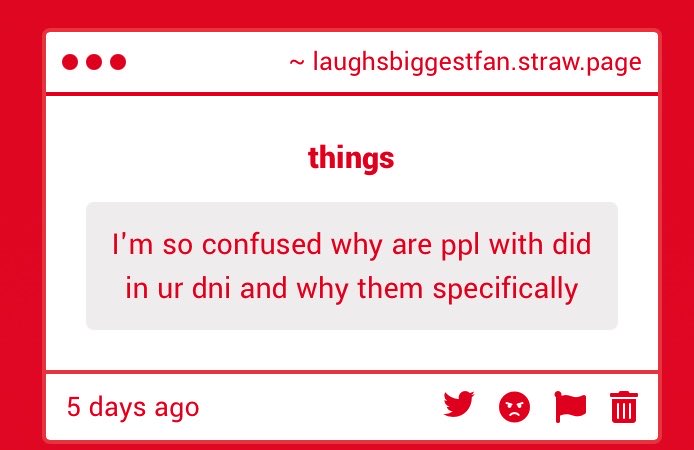 LaughsTboy's tweet photo. well you clearly didnt read it cause it states i dont want to be around mentally ill people https://t.co/mksBYorP3d