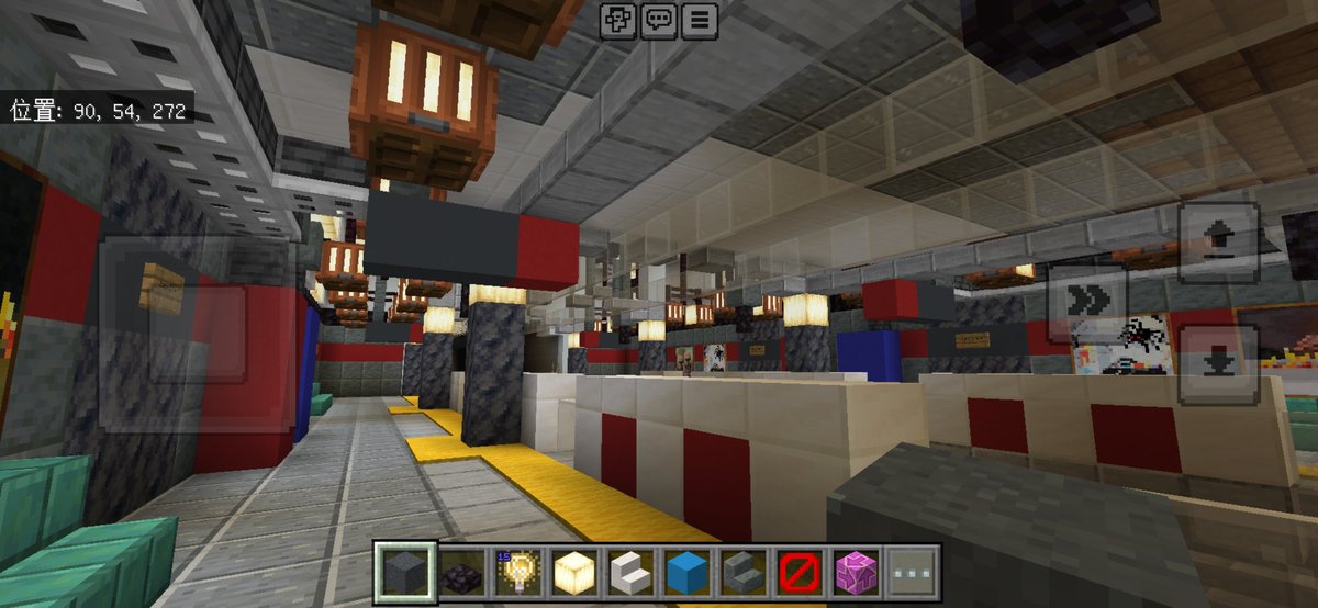 penchofu's tweet photo. 地下鉄の駅
#マインクラフト　＃マインクラフト建築 https://t.co/nOiPgt4Qfr