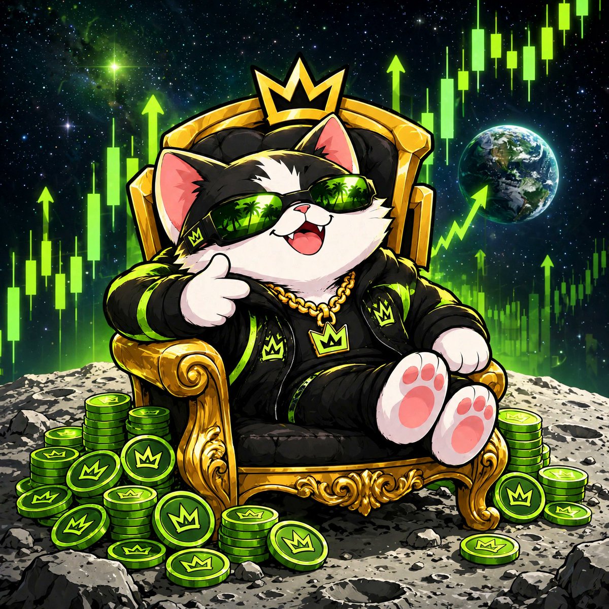 Acashcat's tweet photo. POV: You held $ACASHCAT while everyone chased the next hype. Cats don't chase. Cats wait. Then they pounce. #Memecoin #CryptoMemes https://t.co/wdC4wYM6gq